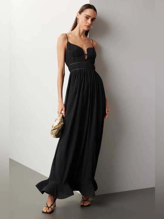 Dresses & Skirts - SIMKHAI Maude Bustier Gown Black New